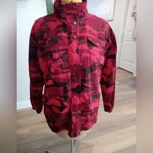 Women's Red Camo Jacket